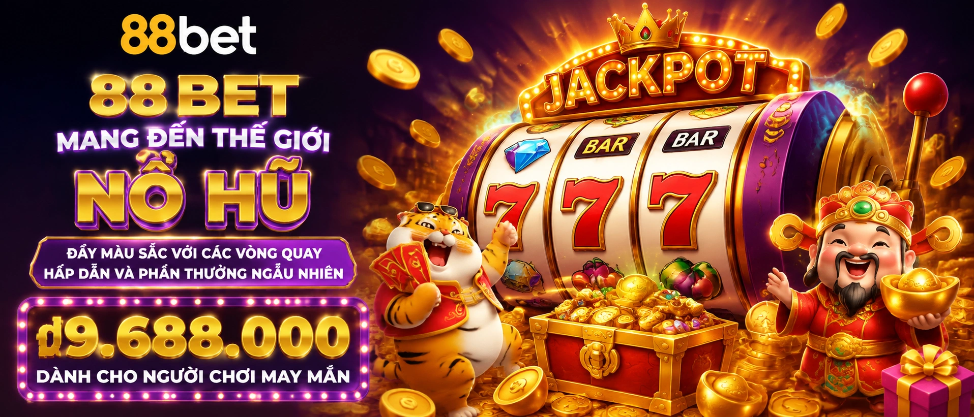 Danh mục game Nổ Hũ đa dạng trên 88bet